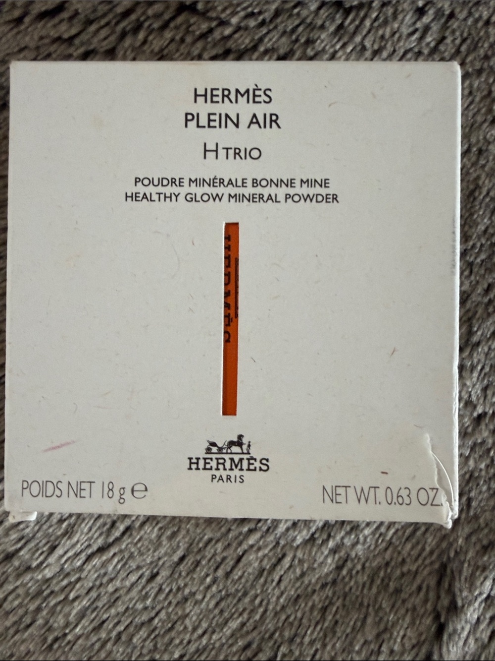 Hermes Plein Air Healthy Glow Mineral Powder Trio - White with Orange Accent
